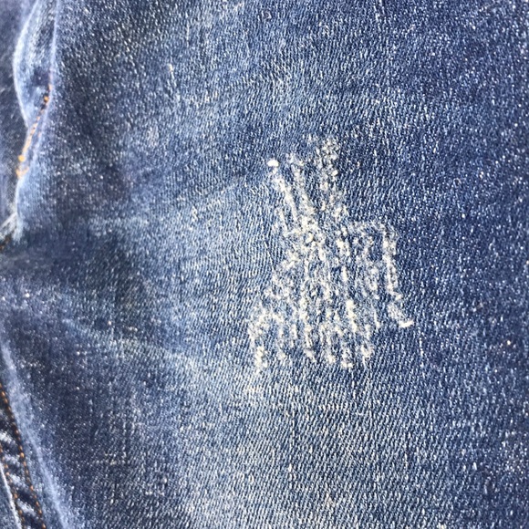 🔻Maje Distressed Patchwork Skinny Jeans Size 6 - Picture 7 of 12